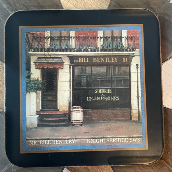 Vintage 6 pc set of Pimpernel English coasters with English pubs. EUC! - Picture 2 of 7